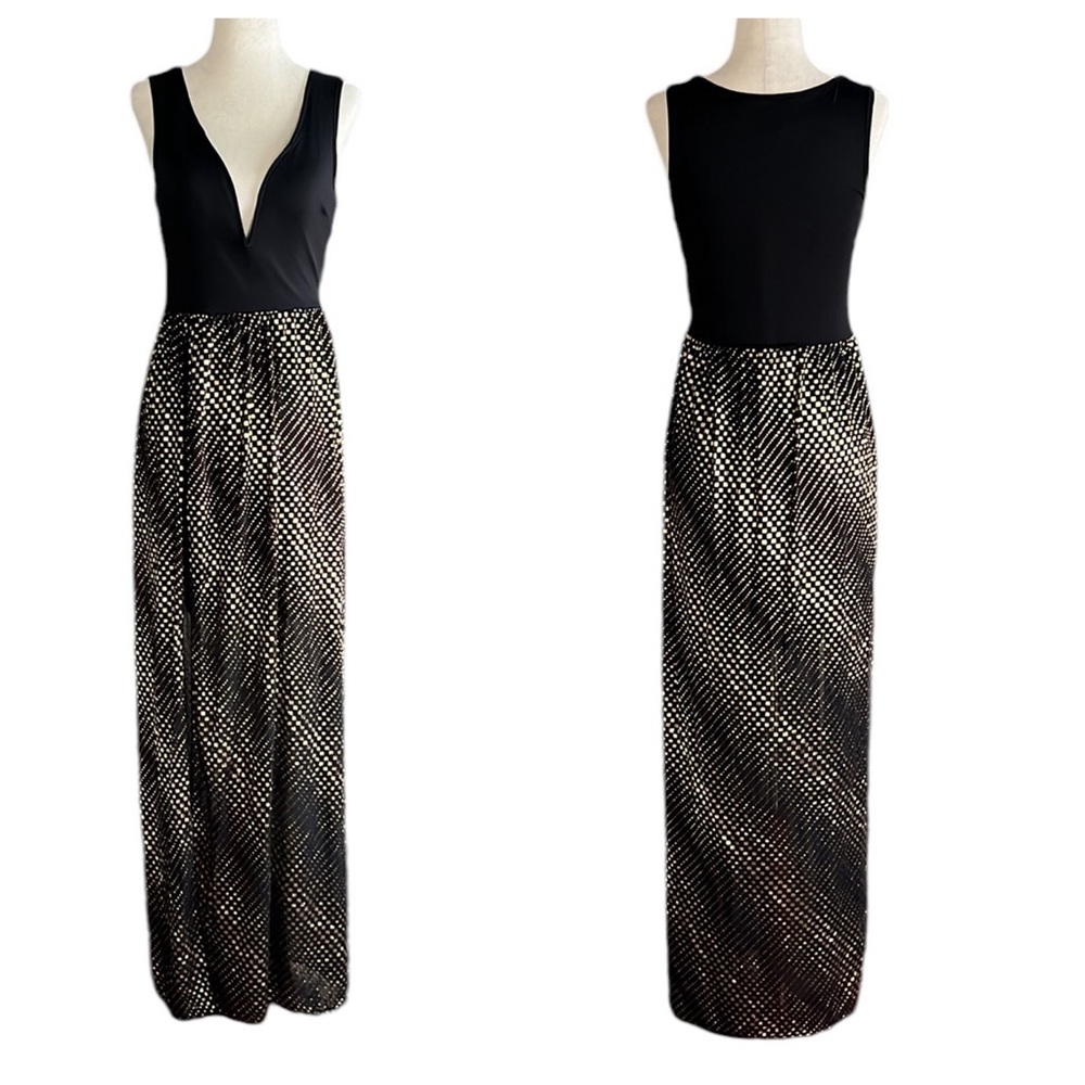 Ktoo maxi evening dress with side slit